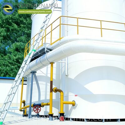 Teto flutuante externo para tanques de armazenamento de óleo de combustível pesado de aço inoxidável soldado: contém odores e protege o conteúdo da exposição ambiental