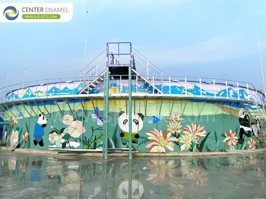 Tecnologia sustentável de biogás para a Índia Projetos de tratamento de águas residuais de fazendas de suínos