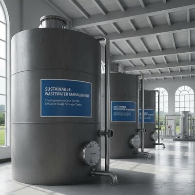Sustainable Wastewater Management: The Engineering Case for FBE Effluent Sludge Storage Tanks