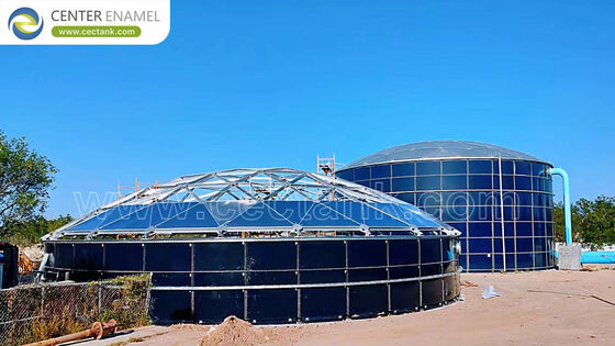 Pontoão de tanque teto flutuante com alta resistência à corrosão, estrutura de espaço auto-sustentável, e 30-100m gama de diâmetro
