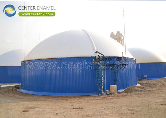 Centro Fabricante de Tanques de Biogás Sistemas de Armazenamento Aparafusados Certificados da Enamel