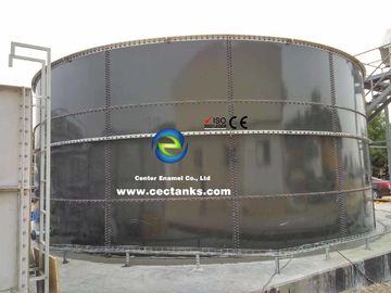 Tanques de armazenamento de águas residuais de telhados de aço fundido de vidro / tanques municipais de tratamento de esgotos