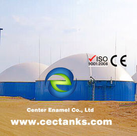 Tanque de vidro fundido com aço / tanque de armazenamento de biogás com alta hermeticidade