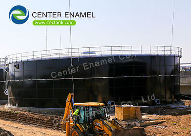 Tanques de armazenamento de águas residuais de óleo bruto de vidro fundido em aço com normas AWWA D103-09
