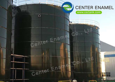 Tanques de armazenamento de líquidos de aço emoldurado como reitor do CSTR no projeto de tratamento de águas residuais