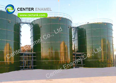 Tanques de armazenagem de lodo de vidro enrolado fundido em aço para estações de tratamento de águas residuais