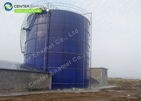 Tanque de água de vidro fundido em aço para armazenamento de águas residuais municipais