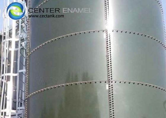 Tanques de armazenamento de líquidos de vidro fundido em aço aprovados pela ISO