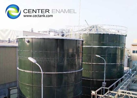 Tanques de processo de vidro fundido em aço para instalações de tratamento de águas residuais Equipamento de processo industrial
