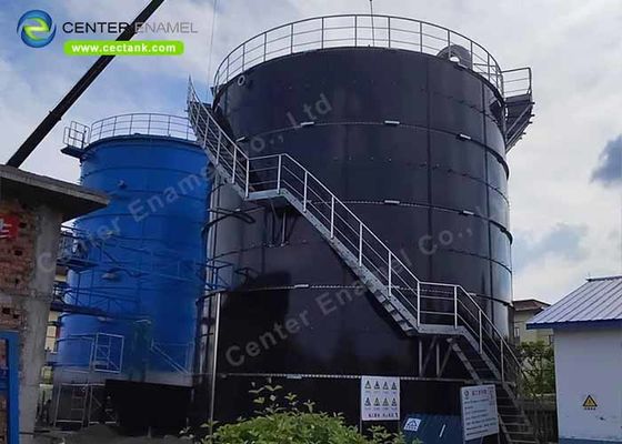 Tanque de armazenamento de águas residuais industriais de aço para estação de tratamento de águas residuais