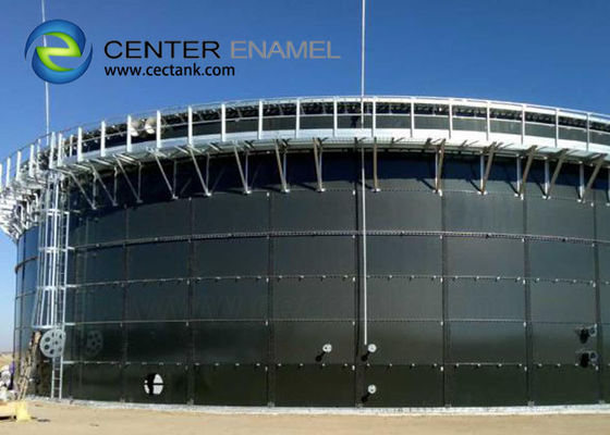 Tanques comerciais de armazenamento de água de aço revestido de vidro para projetos industriais de tratamento de águas residuais