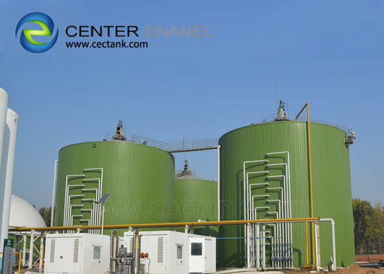 Tanques de armazenagem de águas residuais de aço revestidos de vidro para tratamento de águas residuais municipais