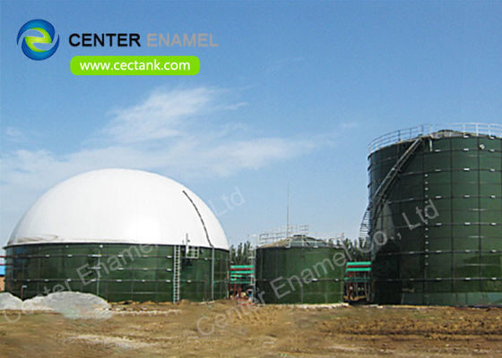 Tanques de armazenamento de líquidos de aço revestidos de vidro para armazenamento de águas residuais químicas