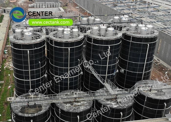 Tanques de armazenamento de líquidos de concreto de 18000 m3 fáceis de limpar