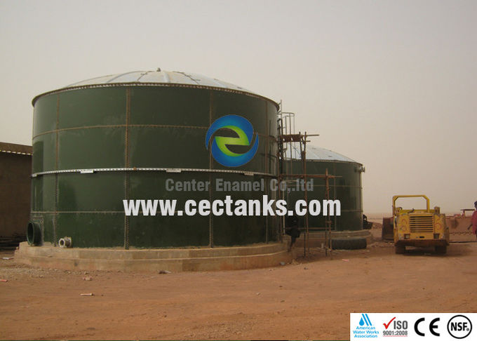 Reatores anaeróbicos de aço Tanques de aço revestidos de vidro com 20 m3 - 18 000 m3 de capacidade 0