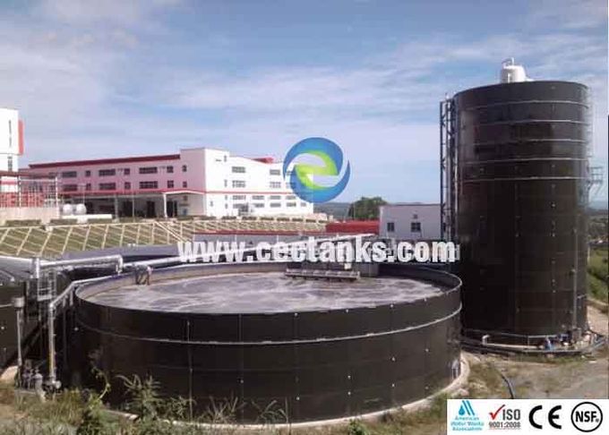 Plantas de biogás Tanques de aço fundido de vidro Alto desempenho 6,0 Dureza de Mohs 1