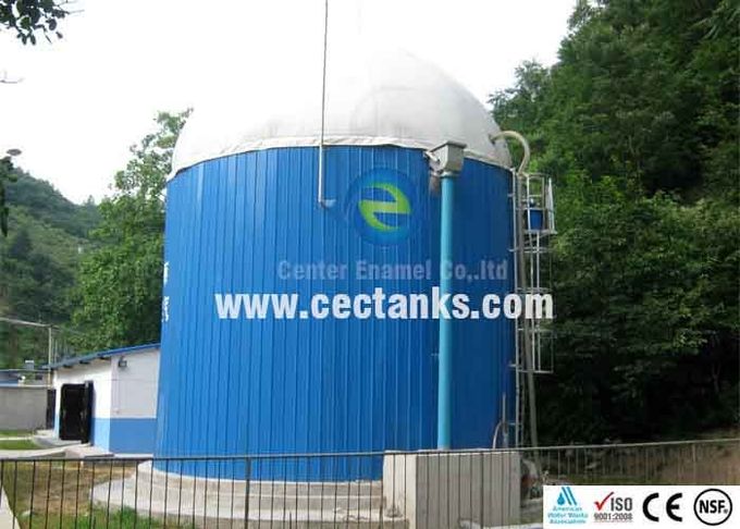 Tanque de armazenamento de biogás de dupla membrana de PVC instalado rapidamente2008 1