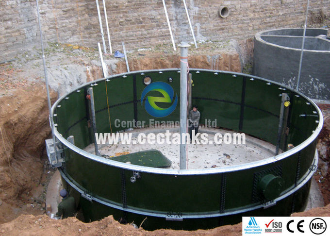 Tanques de armazenamento de águas residuais embutidas em esmalte Resistência à corrosão 6,0 Dureza de Mohs 0