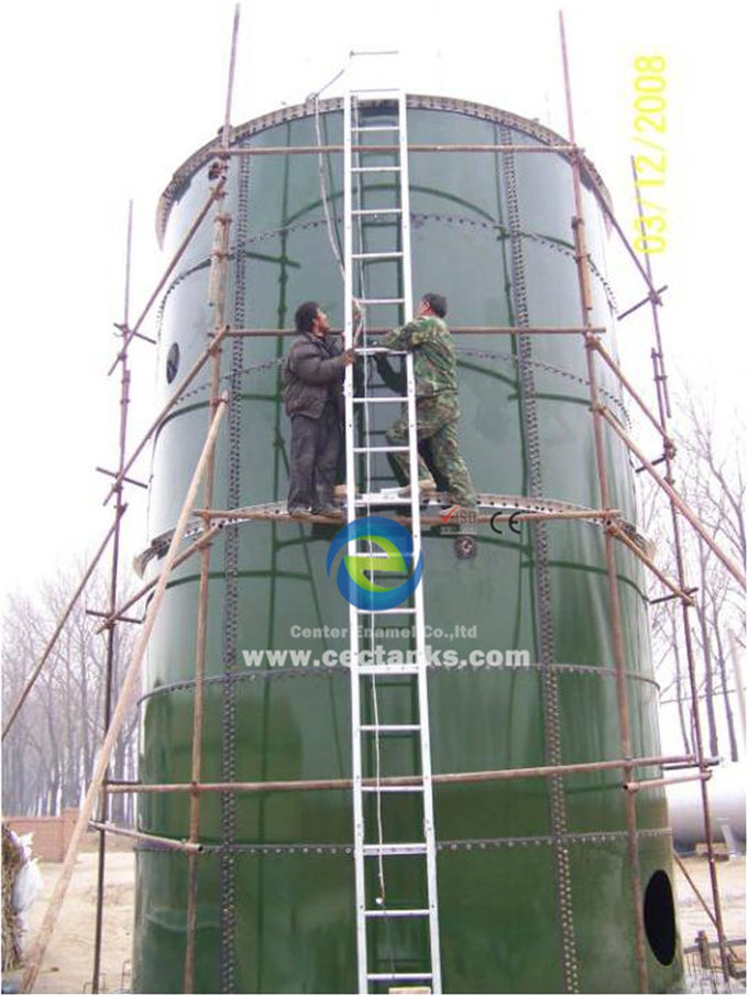 Plantas de Biogás para Gerar Eletricidade Vidro Fundido em Tanques de Aço, Arte 310 de Aço 1