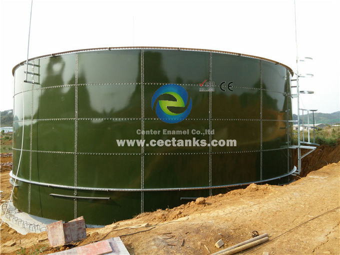 Instalações de tratamento de águas residuais Vidro fundido a aço Tanques de água para tratamentos municipais e zona industrial organizada 0