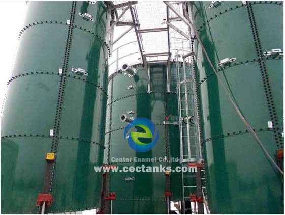Projeto de armazenamento de abastecimento de água Vidro fundido a aço Tanques de água Silo Container conforme NSF 61/ ANSI 2