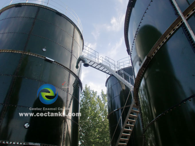 Requisitos de manutenção mais baixos Tanques de armazenamento de água de aço inoxidável revestidos de vidro Mais de 30 anos de vida útil 0