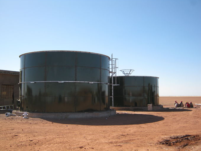 Tanques de armazenamento de águas residuais revestidos com esmalte em tratamento de água por centro 0