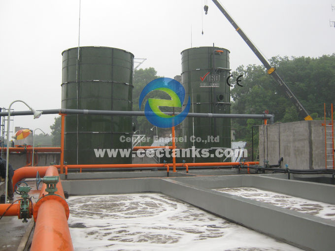 Tanques de armazenamento de águas residuais de 50 a 25.000 cbm com fortes antiácidos e antialcalinos 0