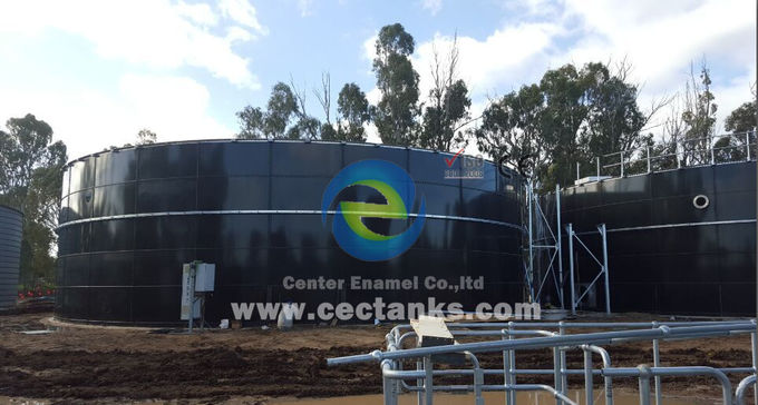 Tanque de armazenamento de biogás de vidro fundido em aço com resistência à corrosão e baixo custo de manutenção 0
